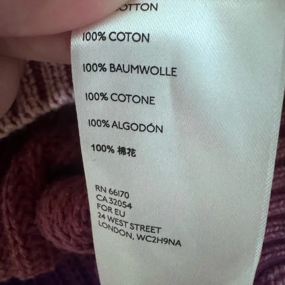 Free People Mauve Cold Shoulder Turtleneck Sweater - Picture 6 of 7